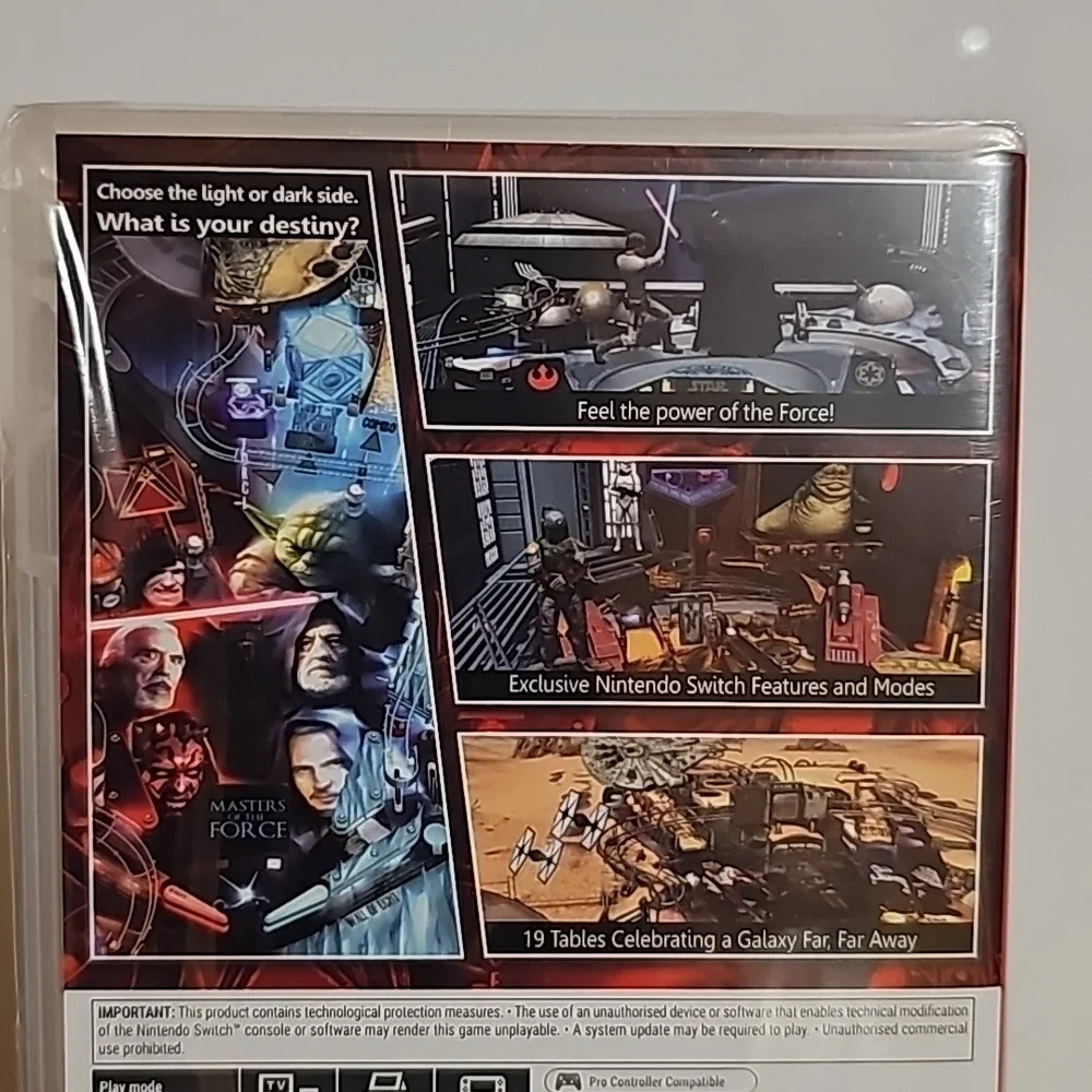 Star Wars Pinball Nintendo Switch Game, Sealed New